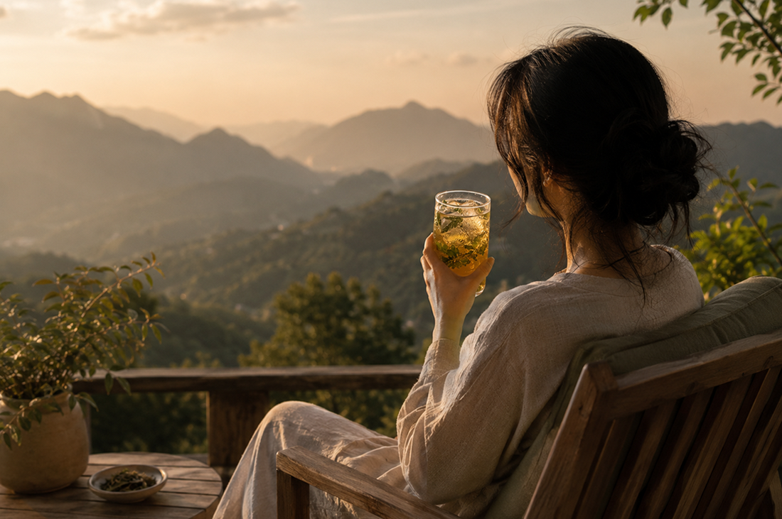 How do you brew the perfect iced herbal tea?