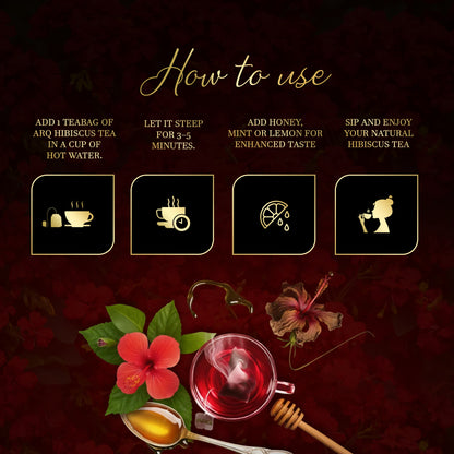 Buy Hibiscus Herbal Tea - ARQ Herbal