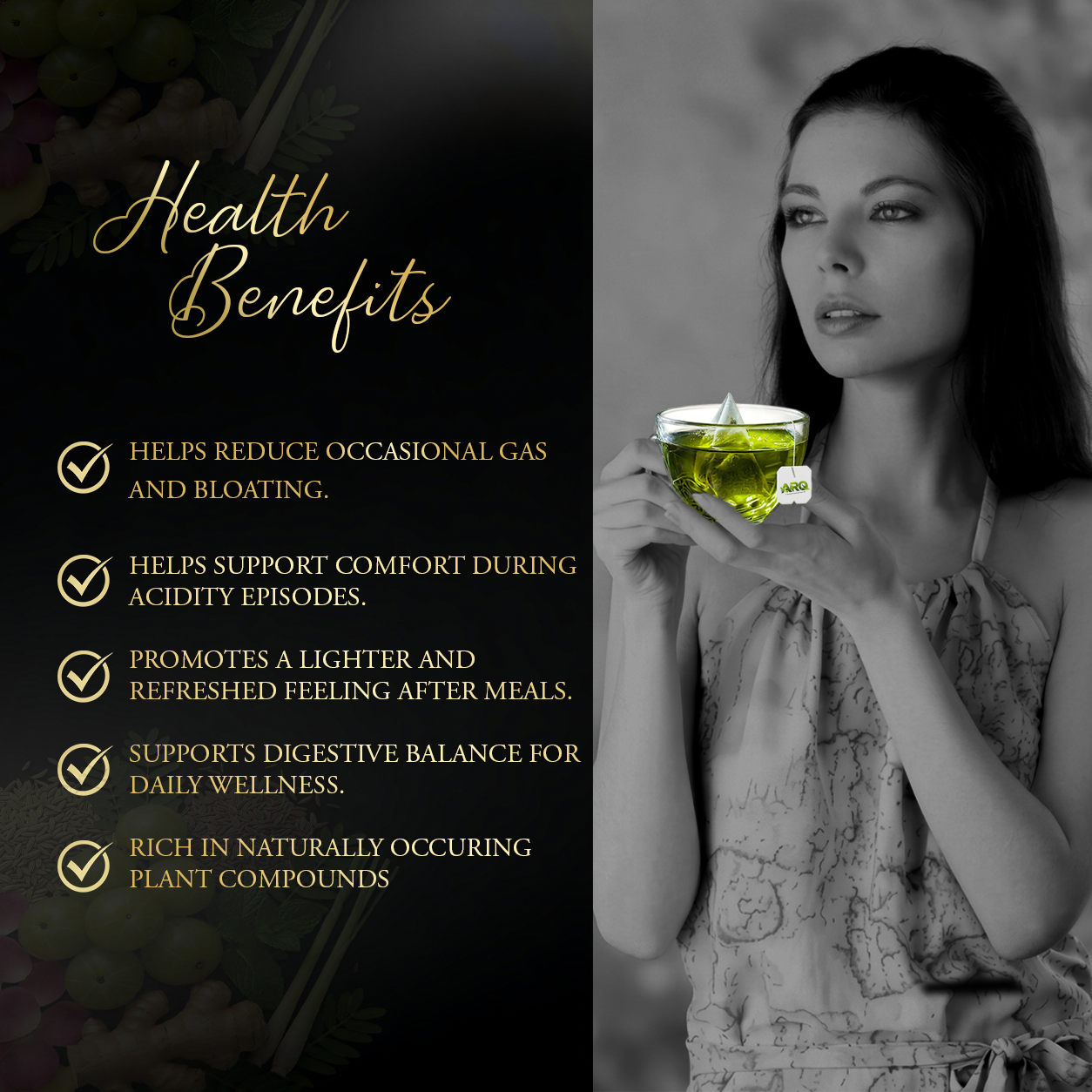Natural Gas Relief Tea - ARQ Herbal