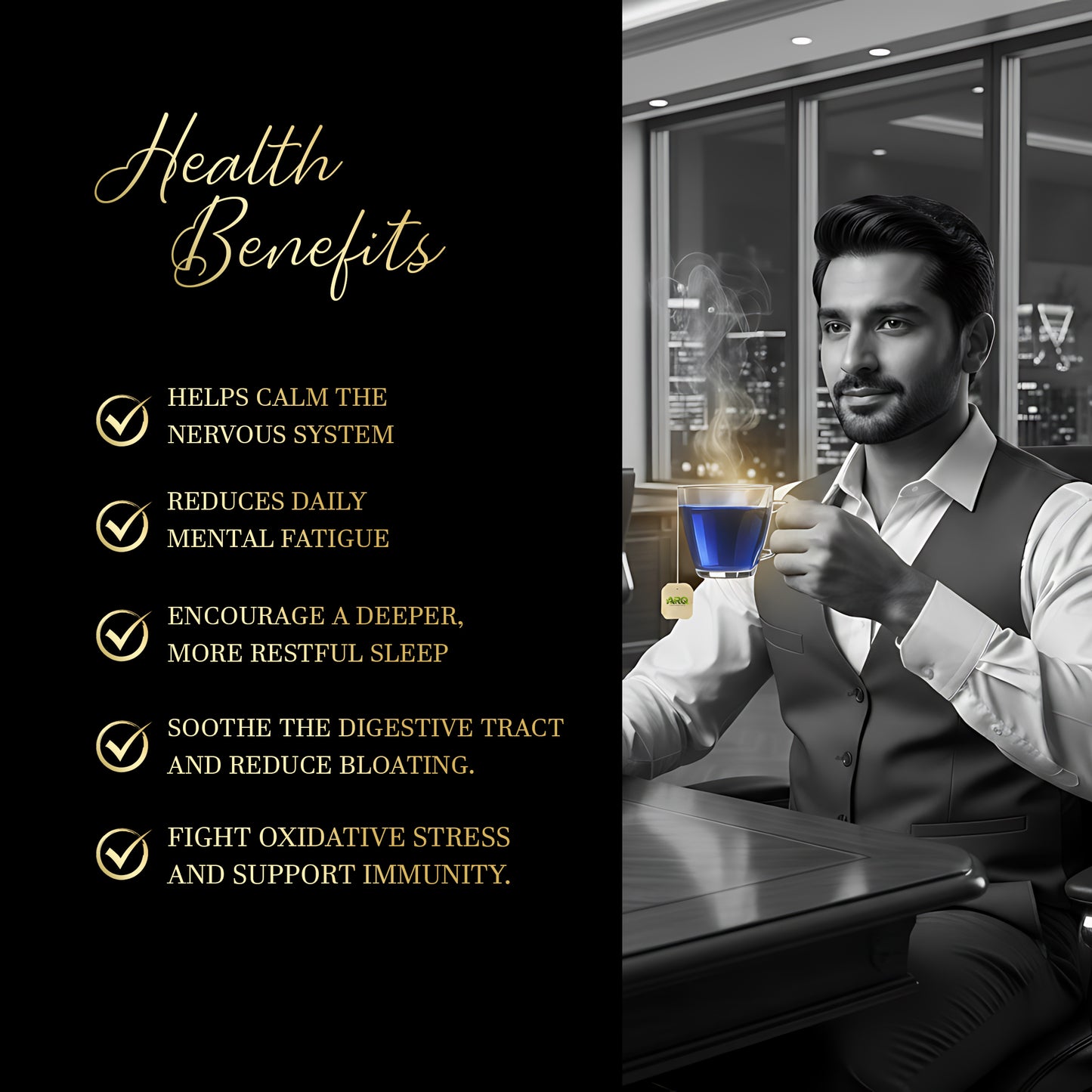 Herbal Tea for Stress Relief - ARQ Herbal