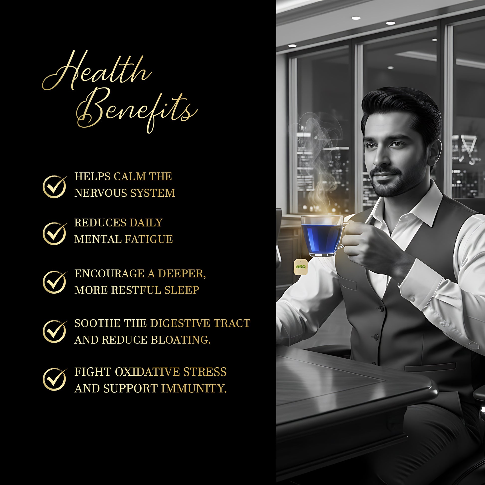 Herbal Tea for Stress Relief - ARQ Herbal