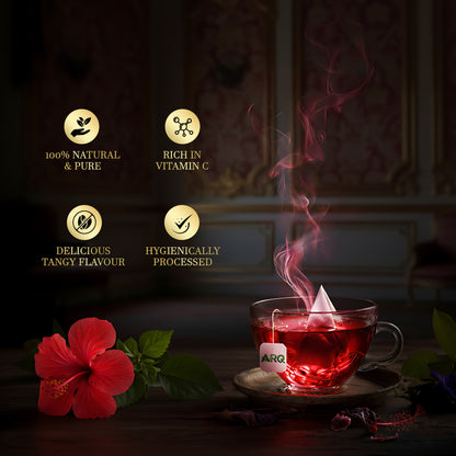 Hibiscus Herbal Tea Bags - ARQ Herbal