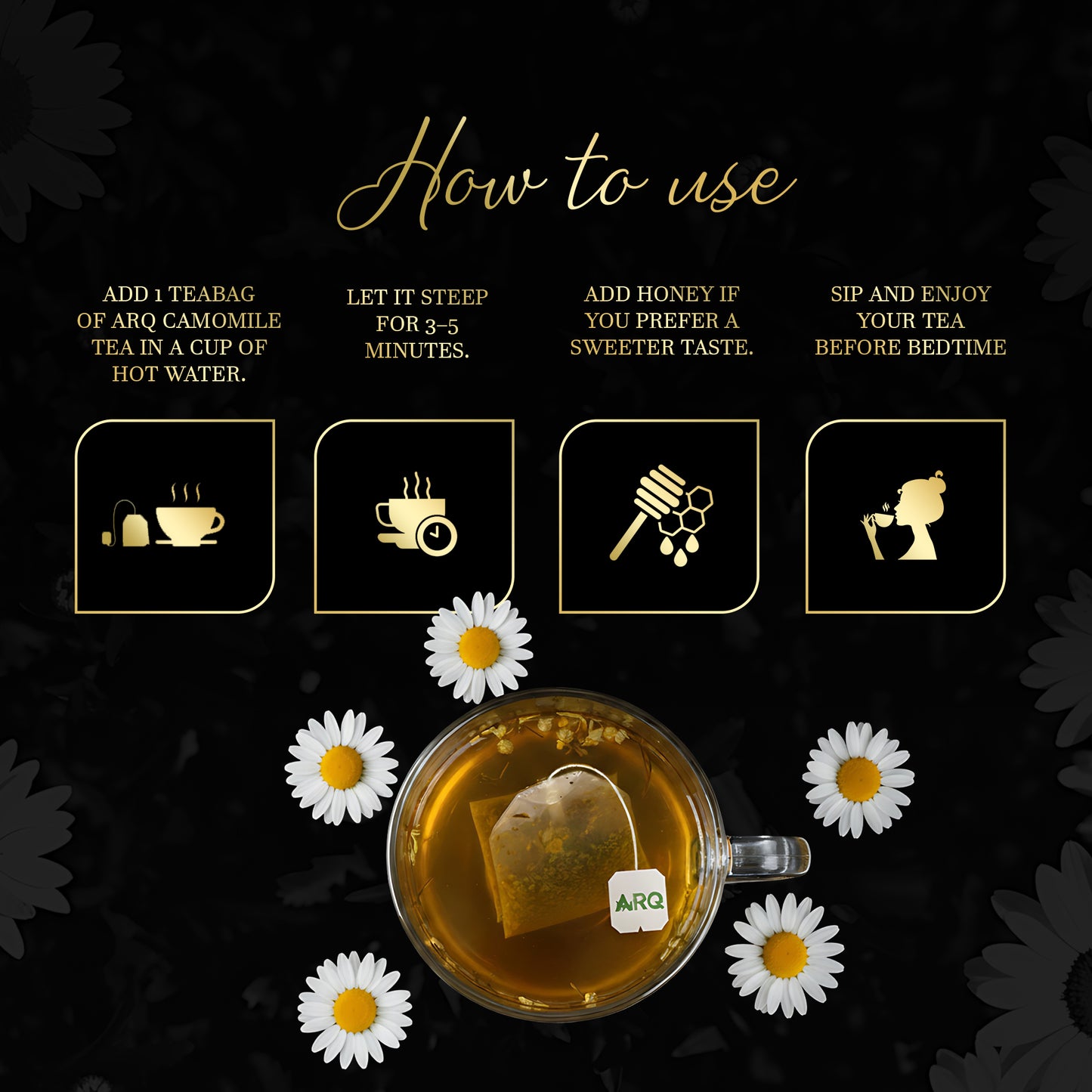 Natural Chamomile Tea Online - ARQ Herbal