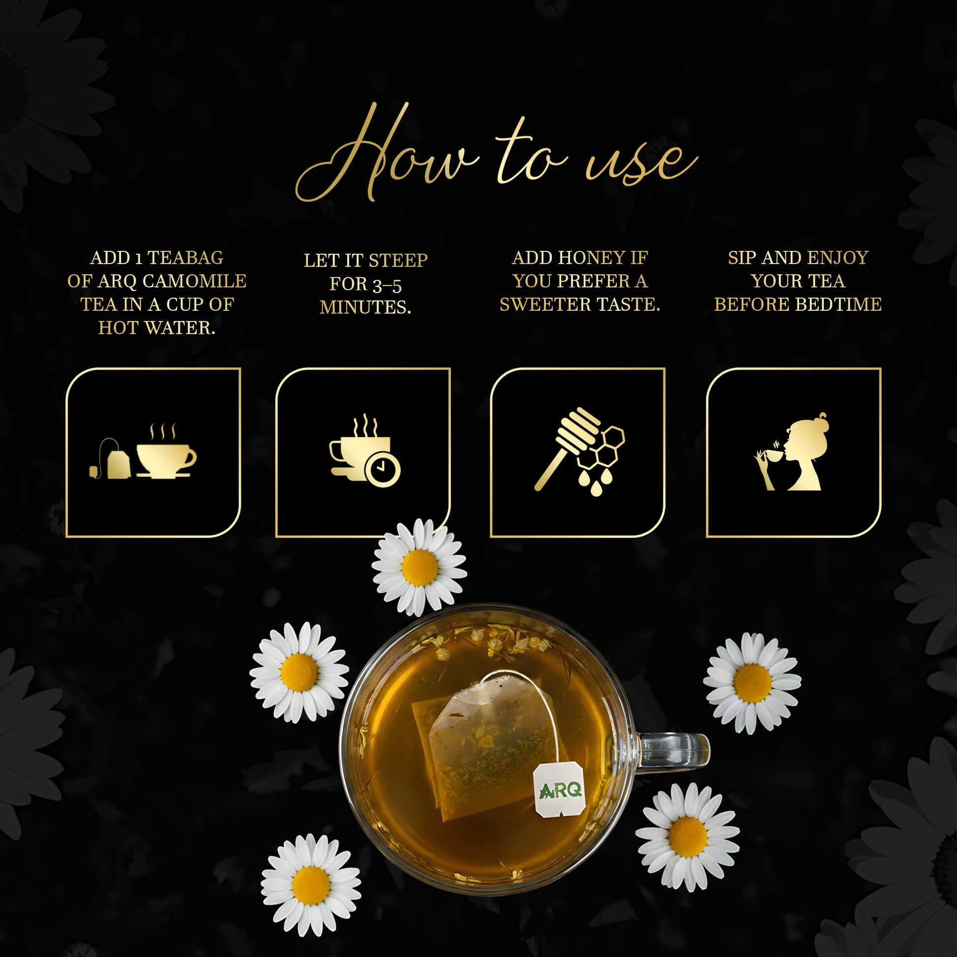 Natural Chamomile Tea Online - ARQ Herbal