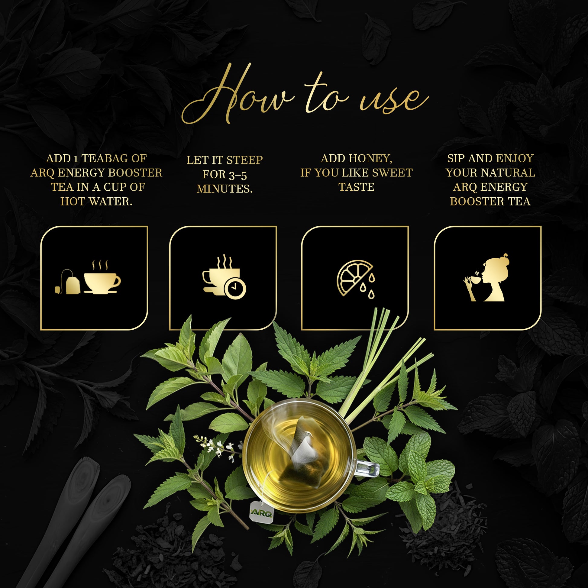 Natural Energy Herbal Tea - ARQ Herbal