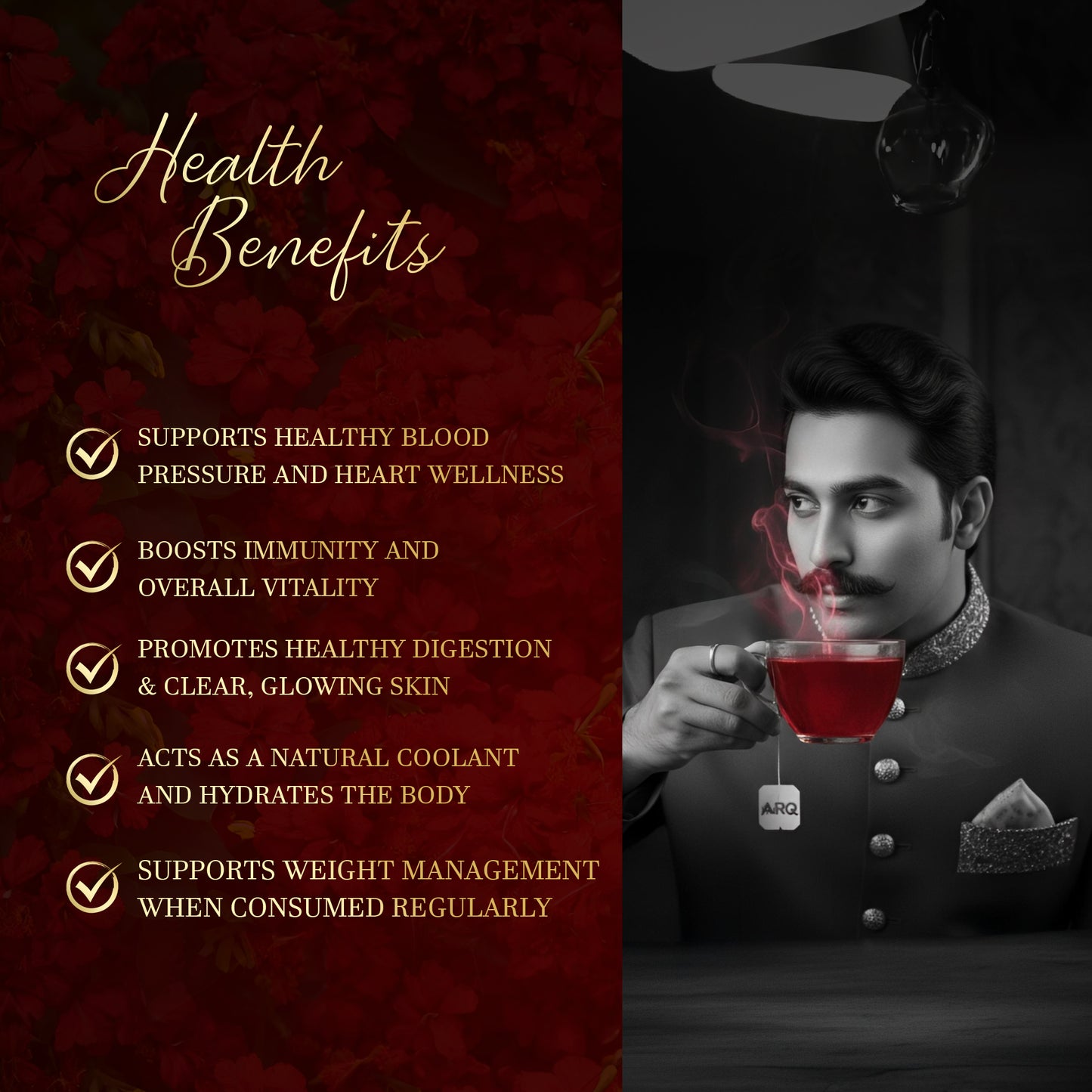 Natural Hibiscus Tea Online - ARQ Herbal