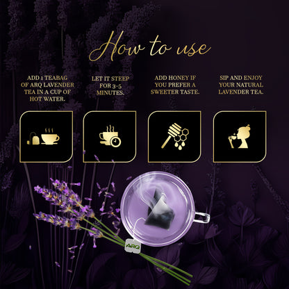 Shop Lavender Flower Tea - ARQ Herbal